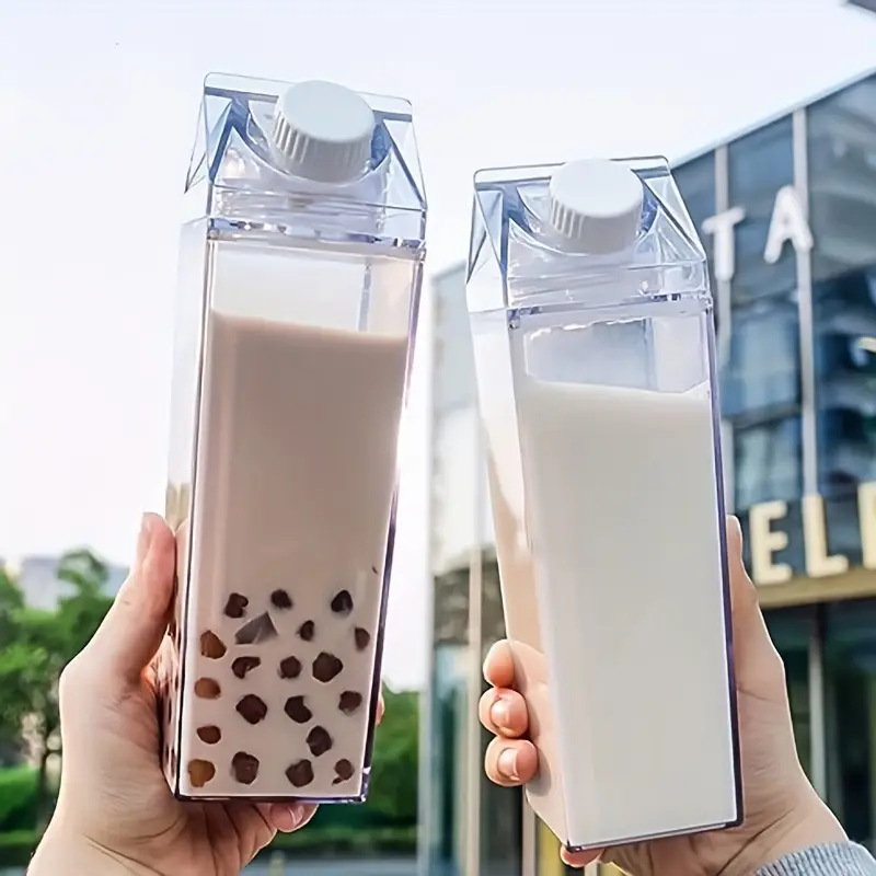 Custom Stylish Milk Carton Water Bottle - BPA-Free, Leak-Proof, Reusable | Hunan Good Creation